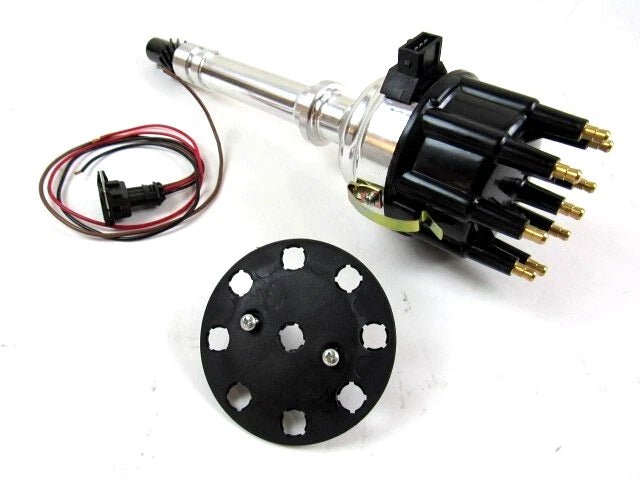 Chevy 350 & 454 pro Billet Ready to Run Distributor Black D33181BK