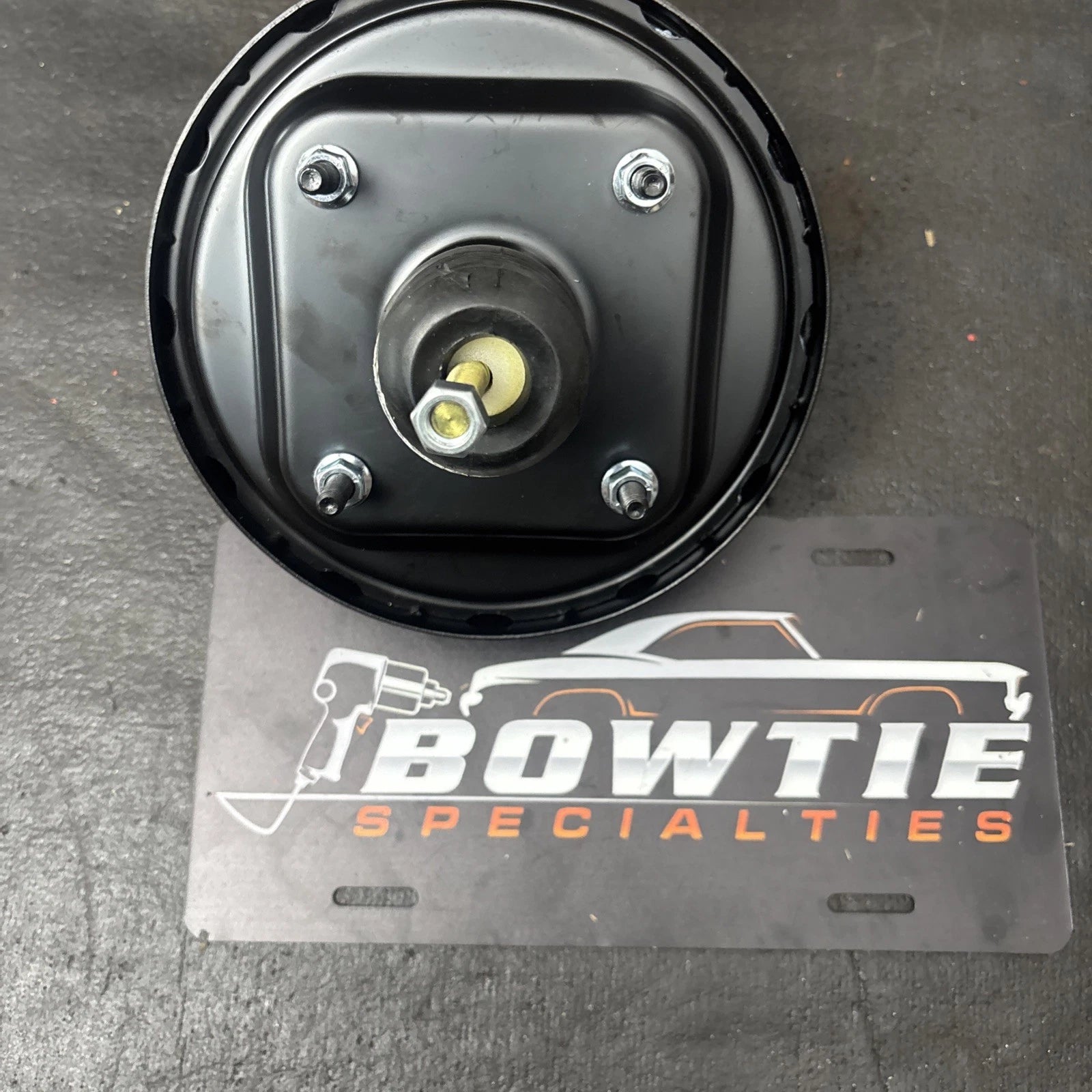 8" Single Diaphragm Power Brake Booster,Black E-Coat