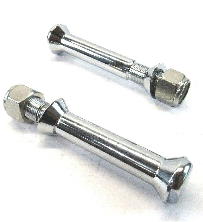 1928-34 Ford Model A Flat Top Axle Perch Bolt Set Chrome C22610C