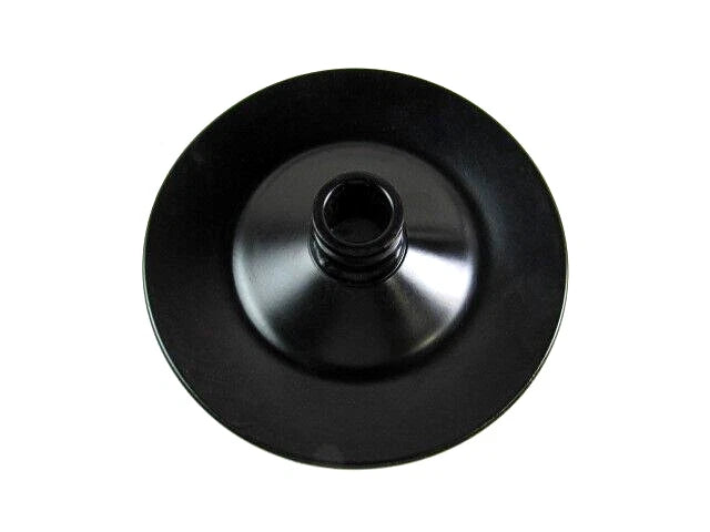 V-Belt Steel Power Steering Pulley Single Groove Black E43601