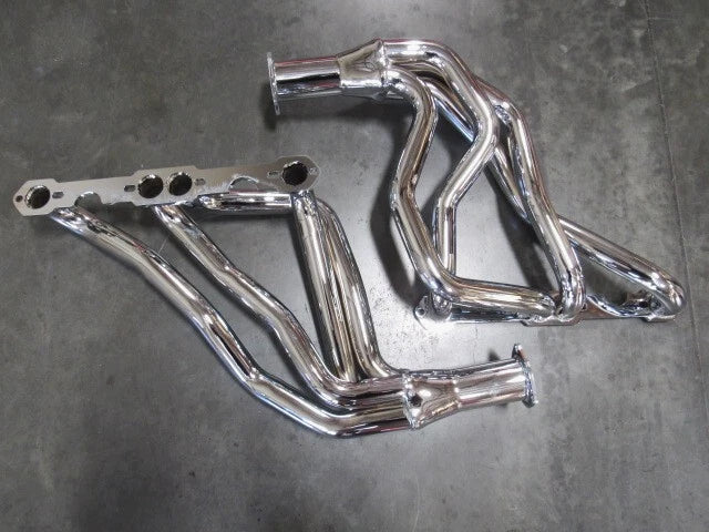 1967-1991 SBC Chevy 327-350-400 Truck / Blazer/Yukon 4wd Headers Chrome H60353C
