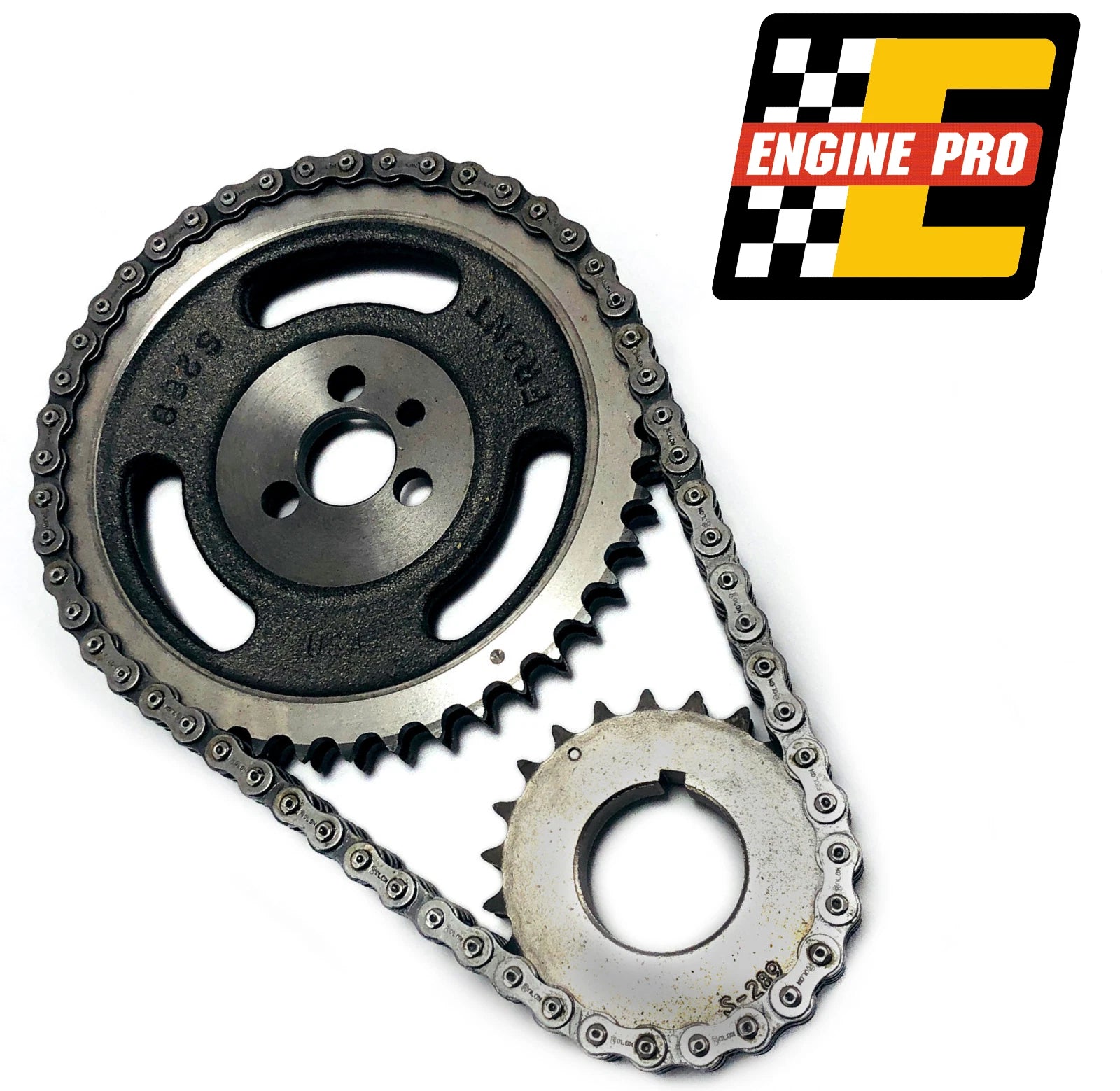 Double Roller Timing Chain Set for GM SBC V8 Chevy 5.7L 283 305 327 350 383 400
