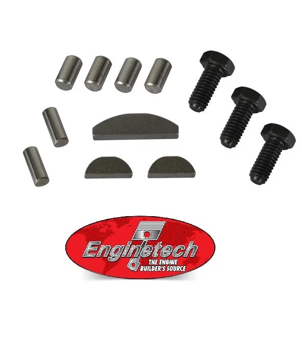 Head Dowel Pins Camshaft Bolts Crankshaft Key - Chevrolet SBC 305 327 350 400