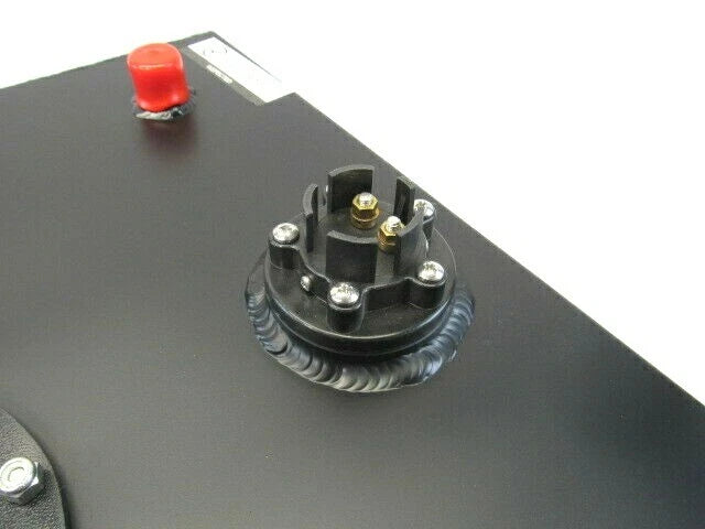 Aluminum 15 Gallon Fuel Cell Tank With Sender 0-90 ohm Black F51006BK