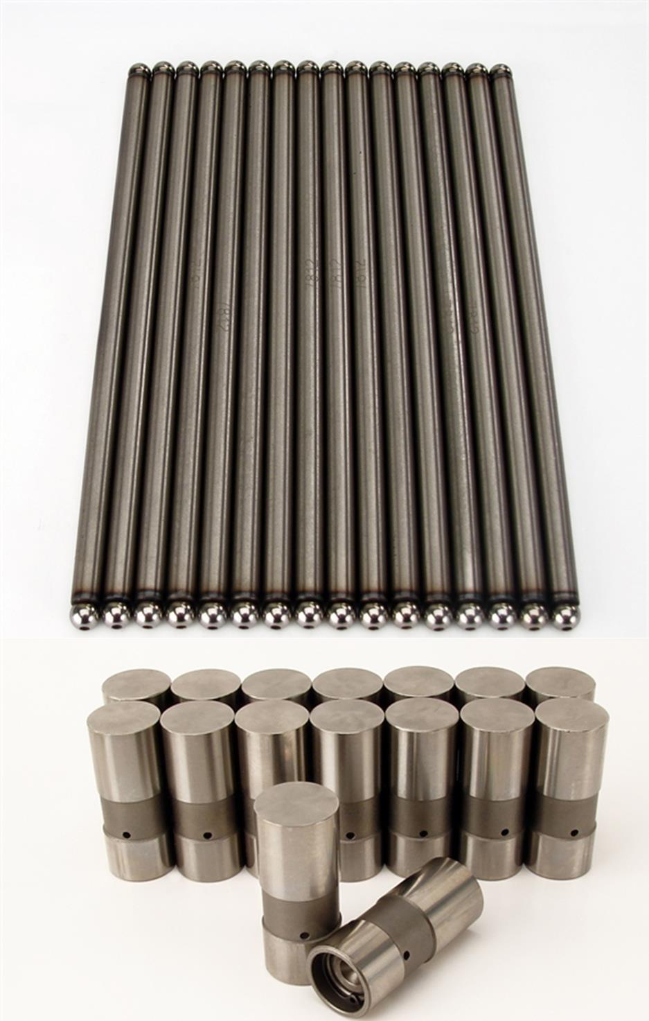 1970-1976 Buick 455 Pushrod and Lifter Kit set of 16 Lifters and Pushrods