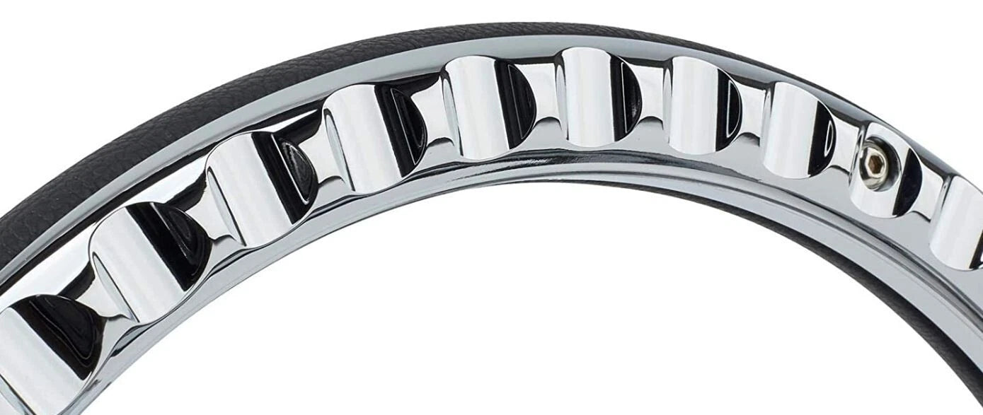 14'' Aluminum BANJO Steering Wheel 9Hole Black Wrap S82018H