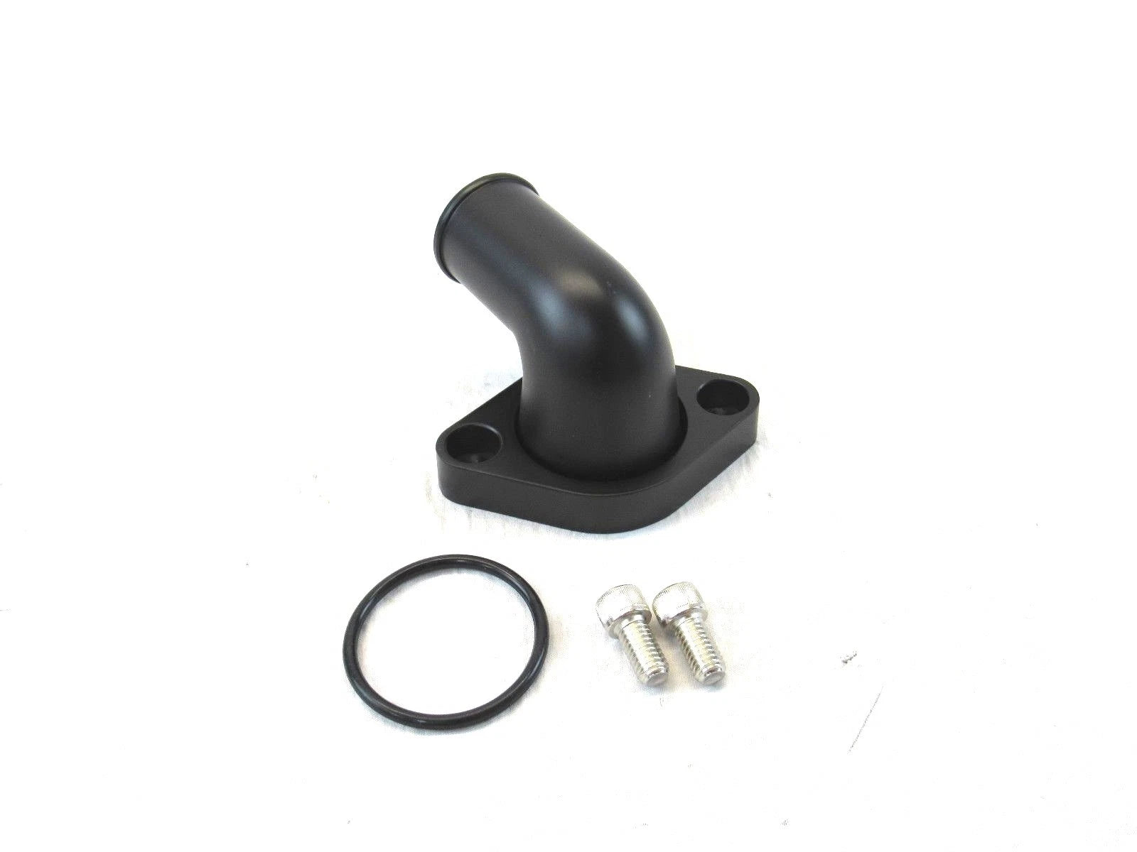 GM/ Chevy 90° Aluminum Swivel Water Neck Black K71402BK