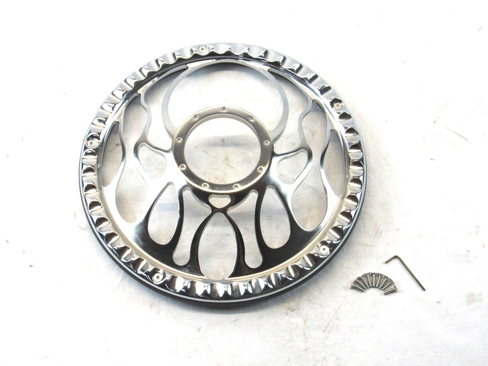 Billet Aluminum 14'' Steering Wheel Half Wrap Black Leather (9 Hole) S82004H