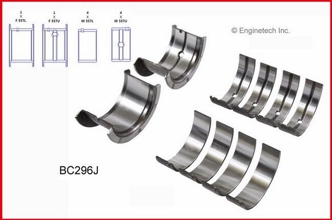 Engine Remain Rering Overhaul Kit for 1996-2002 Chevrolet SBC 350 5.7L V8 Vortec
