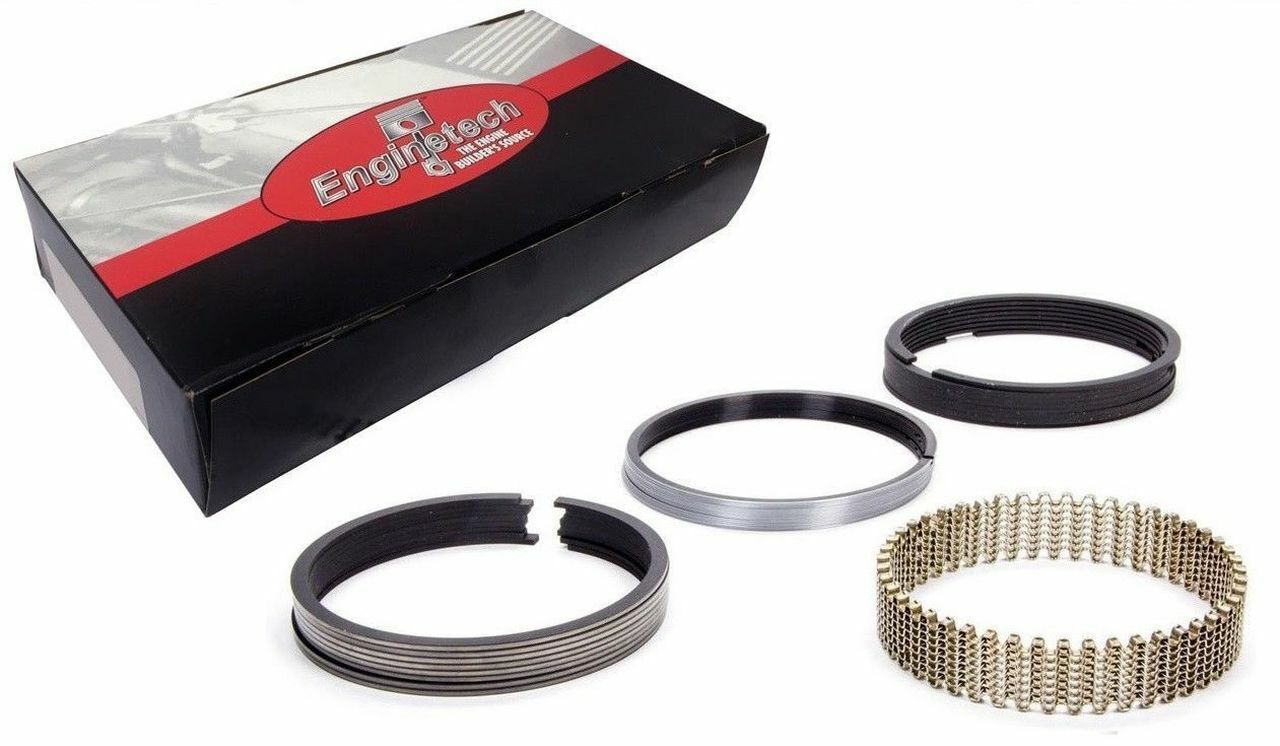 Enginetech Moly-Kolbenringsatz mit duktiler Oberseite für Ford 302 351W 5,0 l 5,8 l