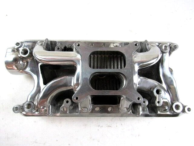 Ford SBF 260 289 302 Aluminum Air Gap Intake Manifold 1500-6500 Polished E42453P