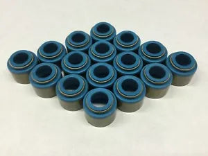 Neue 16 Metallgehäuse-Ventilschaftdichtungen aus Viton 3/8" x .562" Chevy Ford Chrysler