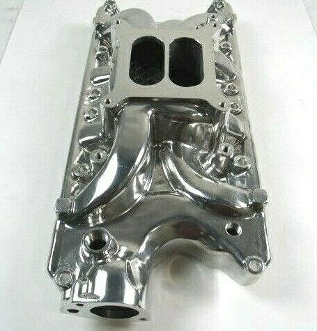 Small Block Ford 260 289 302 alum. Intake Manifold Dual Plane Polished E42452P