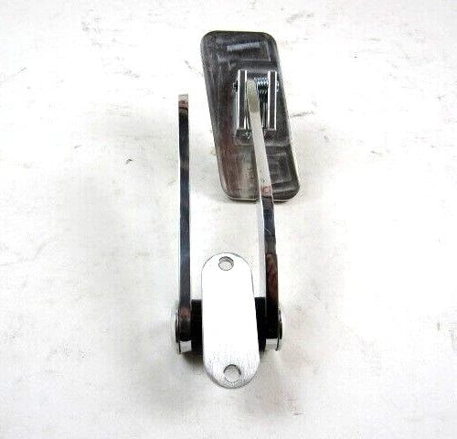 Universal Billet Aluminum Gas Pedal 6 Pad w Steel Arm Polished F53804