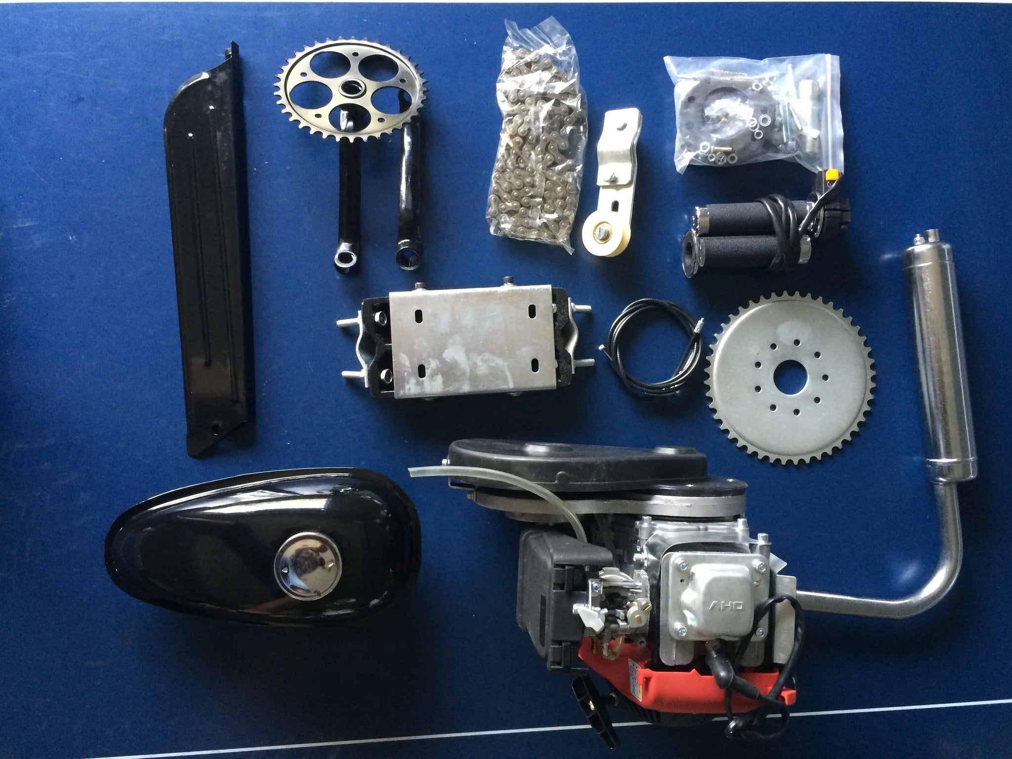NEW 4-STROKE 49CC GAS PETROL DIY MOTORIZED BICYCLE BIKE ENGINE MOTOR KIT SCOOTER