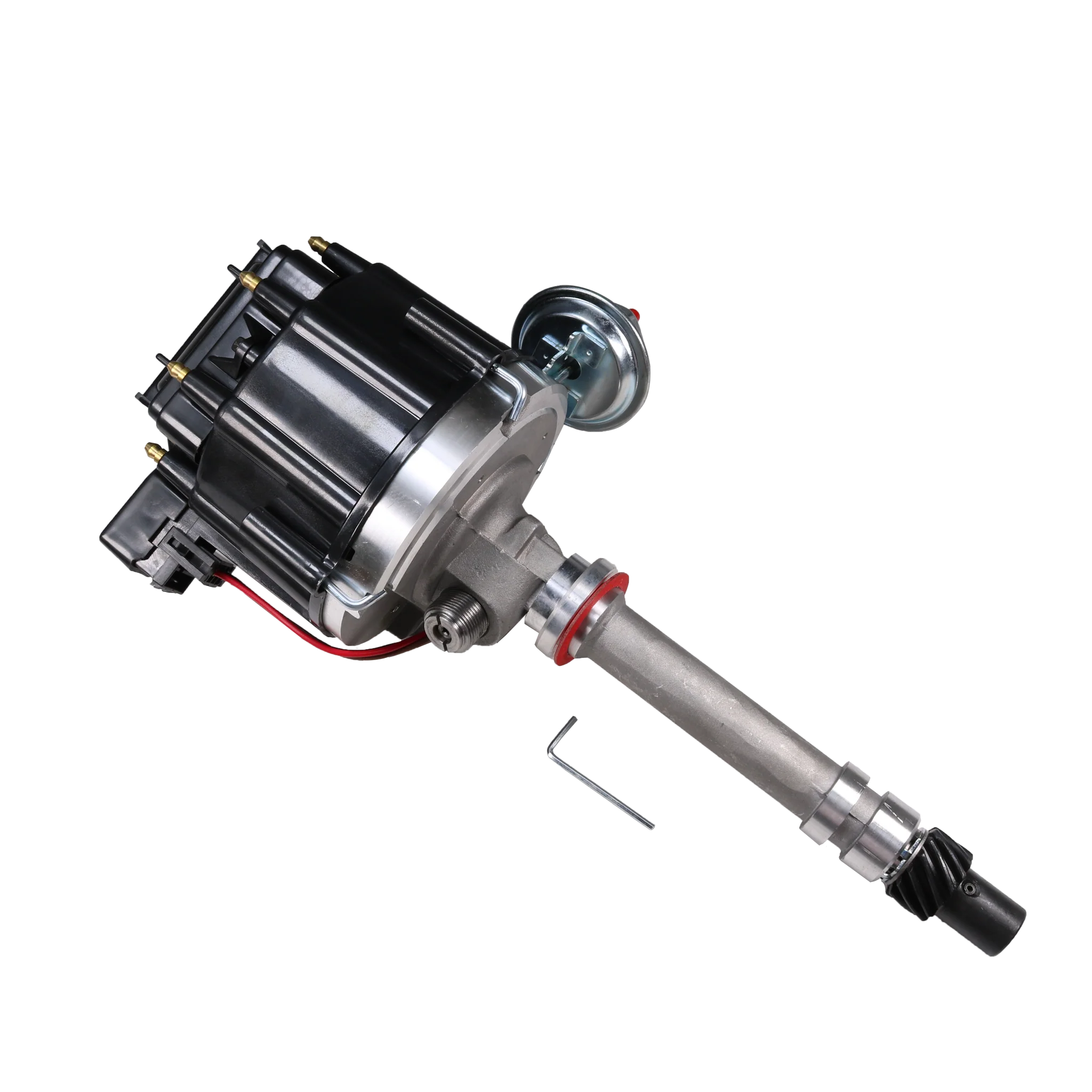 DISTRIBUTOR SBC CHEVY CORVETTE TACH DRIVE 327 350 HEI DISTRIBUTOR 6515 BLACK 65K COIL