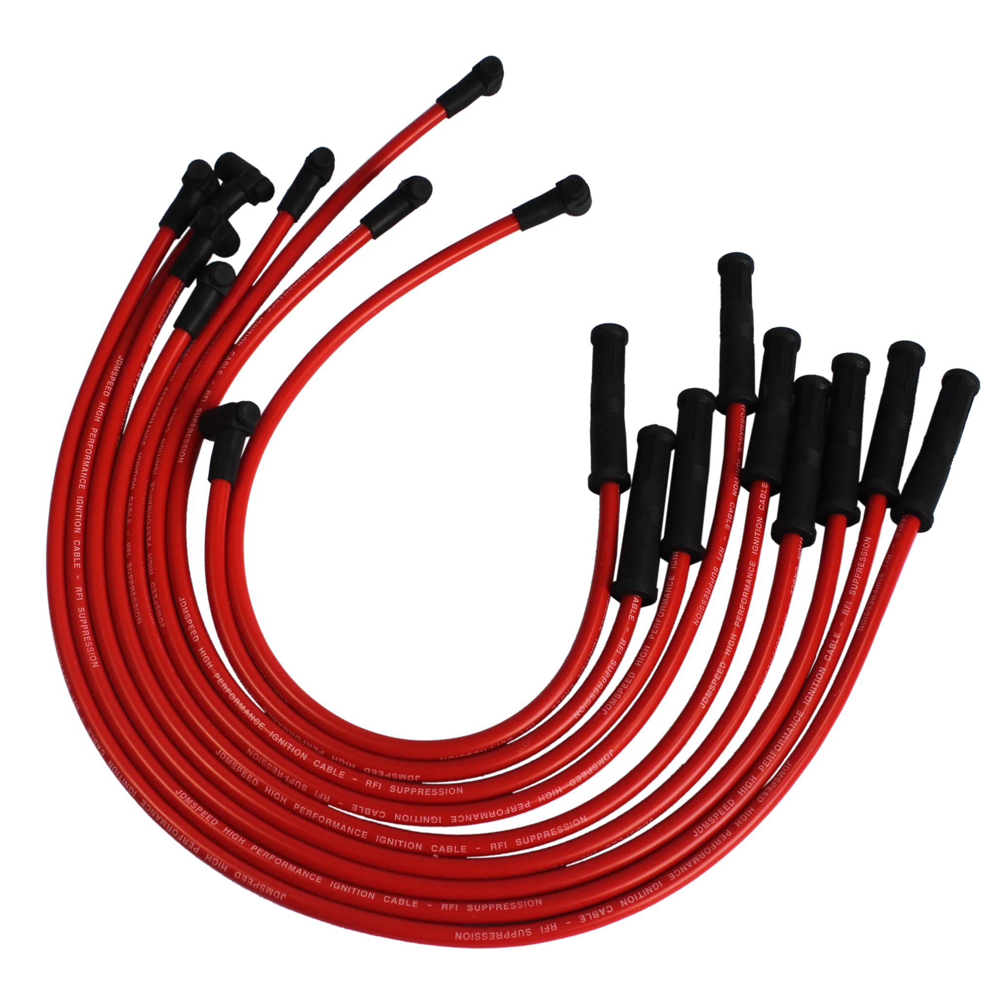 HIGH PERFORMANCE CHEVY SBC BBC 350 383 400 454 V8 HEI SPARK PLUG WIRES SET 90 TO STRAIGHT