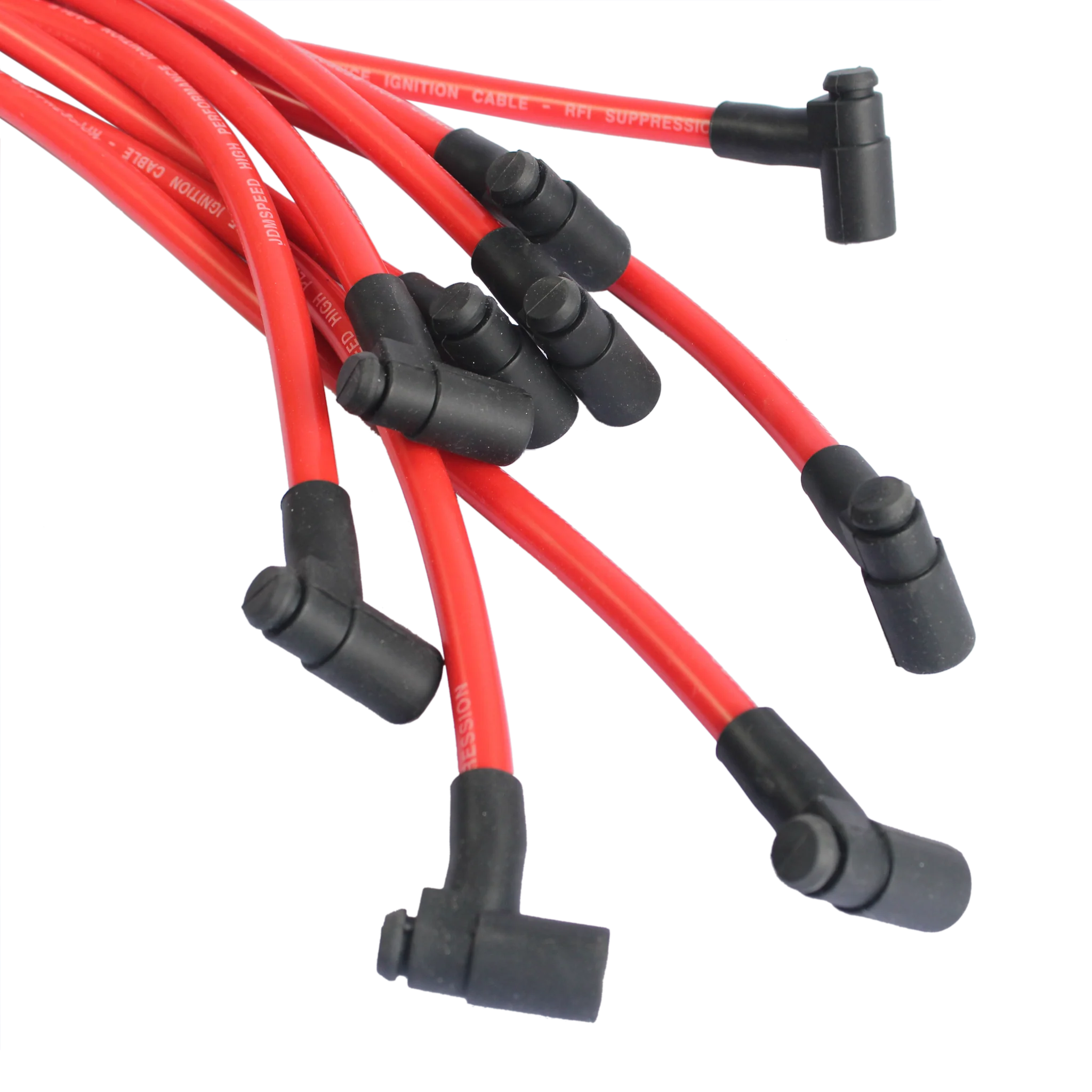 HIGH PERFORMANCE CHEVY SBC BBC 350 383 400 454 V8 HEI SPARK PLUG WIRES SET 90 TO STRAIGHT