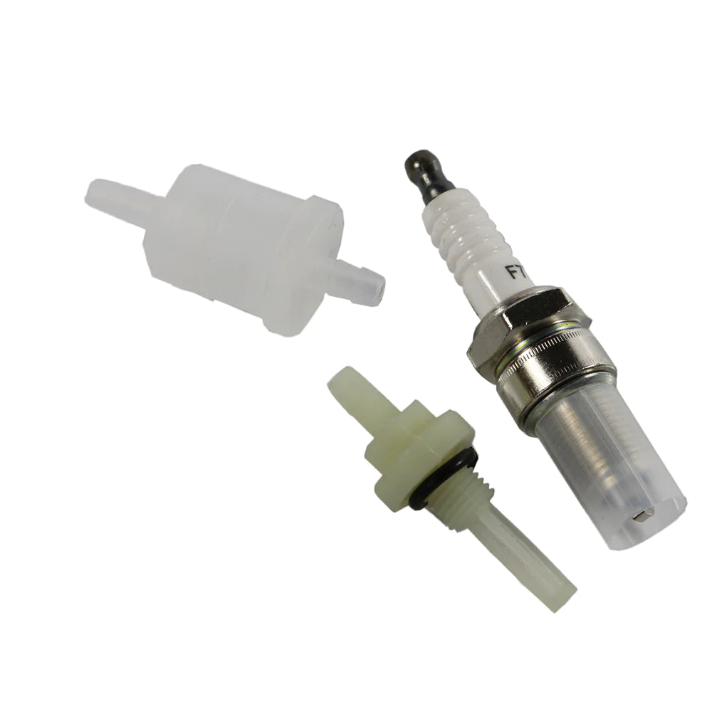 CARBURETOR W/ IGNITION COIL SPARK PLUG AND AIR FILTER KIT FOR GX390 13HP HONDA