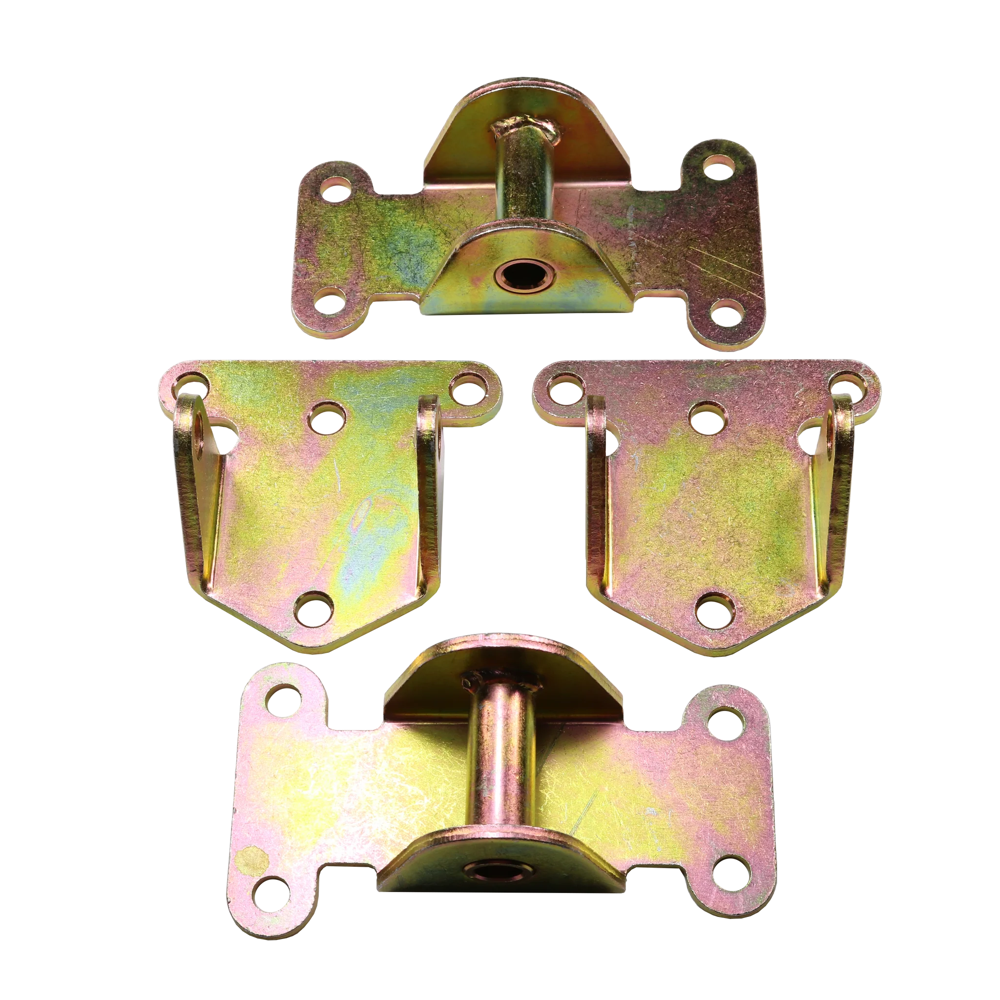 SOLID MOTOR ENGINE MOUNT COMBO FOR CHEVY SBC FRAME MOUNT RAT ROD HOT STREET