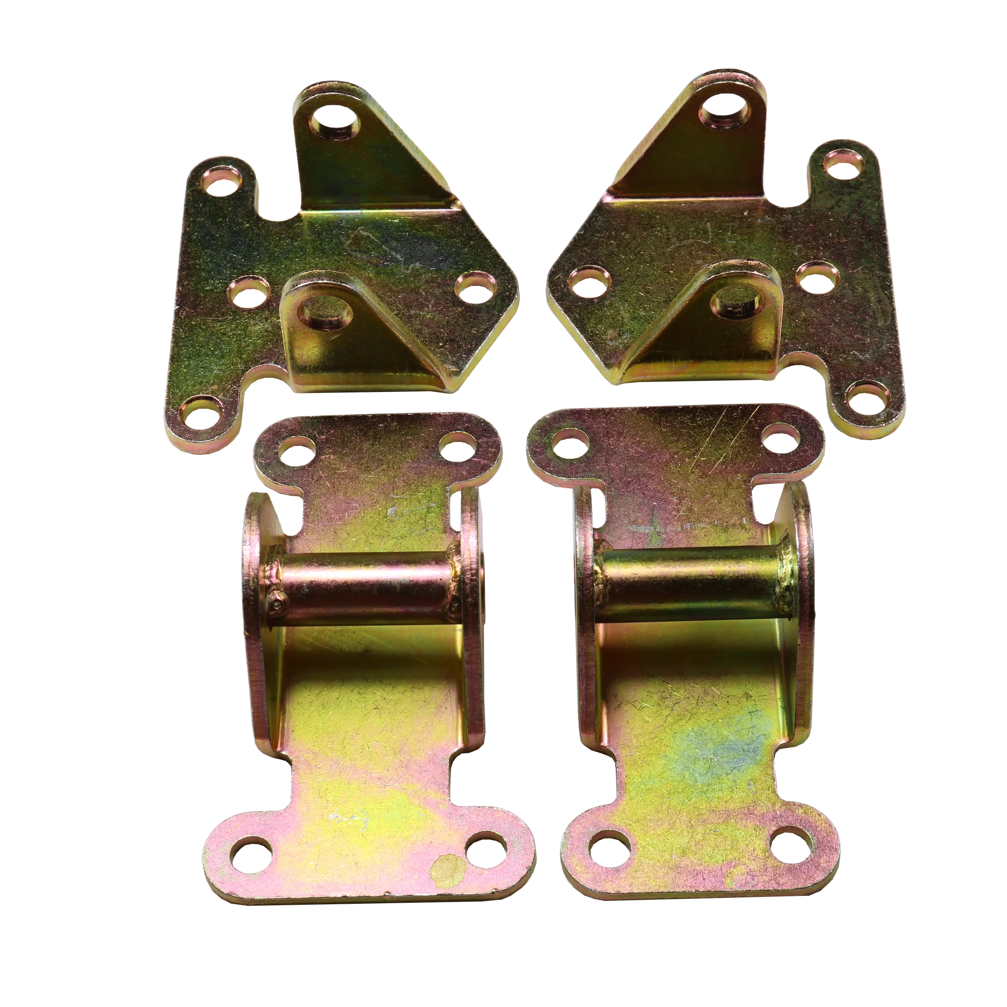 SOLID MOTOR ENGINE MOUNT COMBO FOR CHEVY SBC FRAME MOUNT RAT ROD HOT STREET