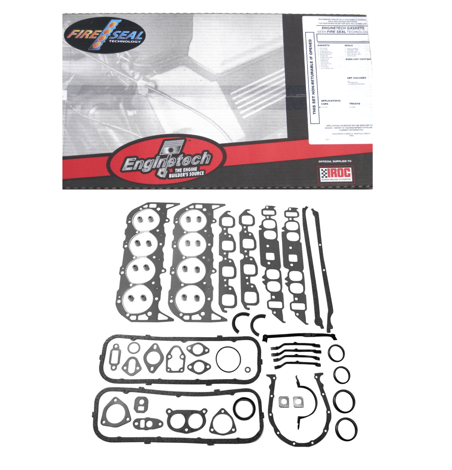 Enginetech C454-43 Motordichtungssatz für Big Block Chevrolet 396 427 454